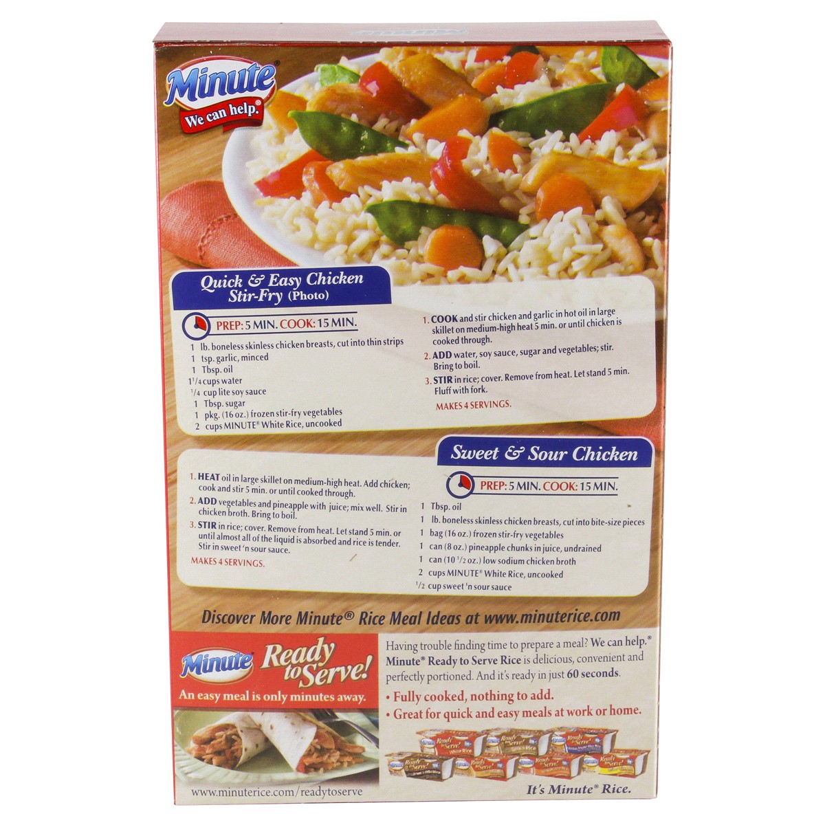 slide 2 of 6, Minute White Rice, 28 oz