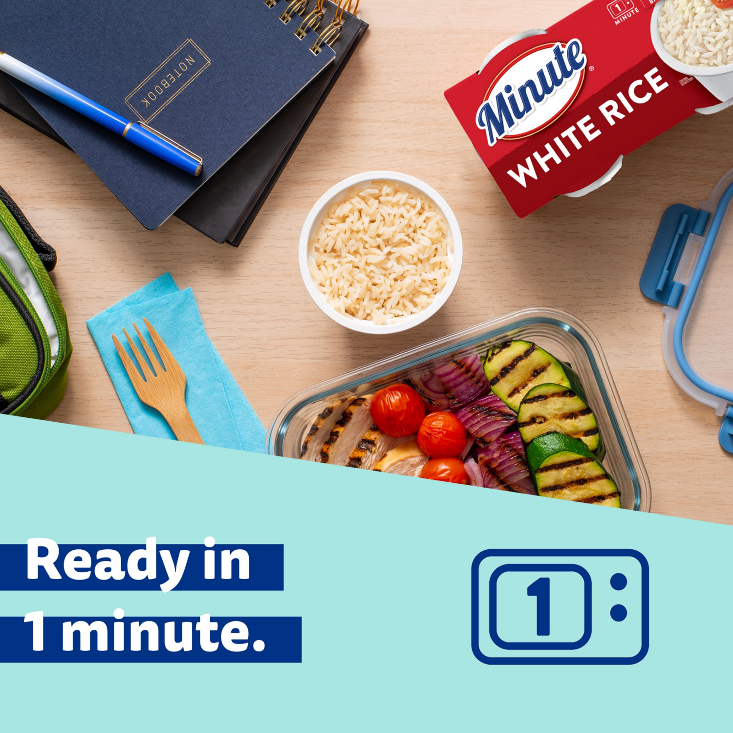 slide 6 of 8, Minute White Rice, 8.8 oz