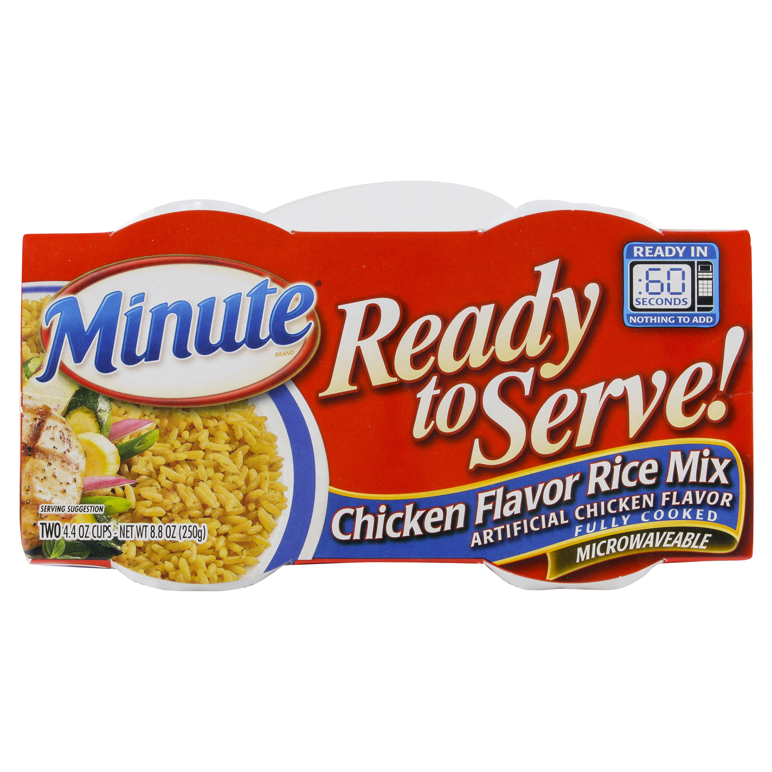 slide 4 of 4, Minute Seasoned Rice, Chicken & Herb, 8.8 oz