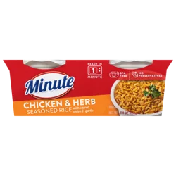 Minute Seasoned Rice, Chicken & Herb