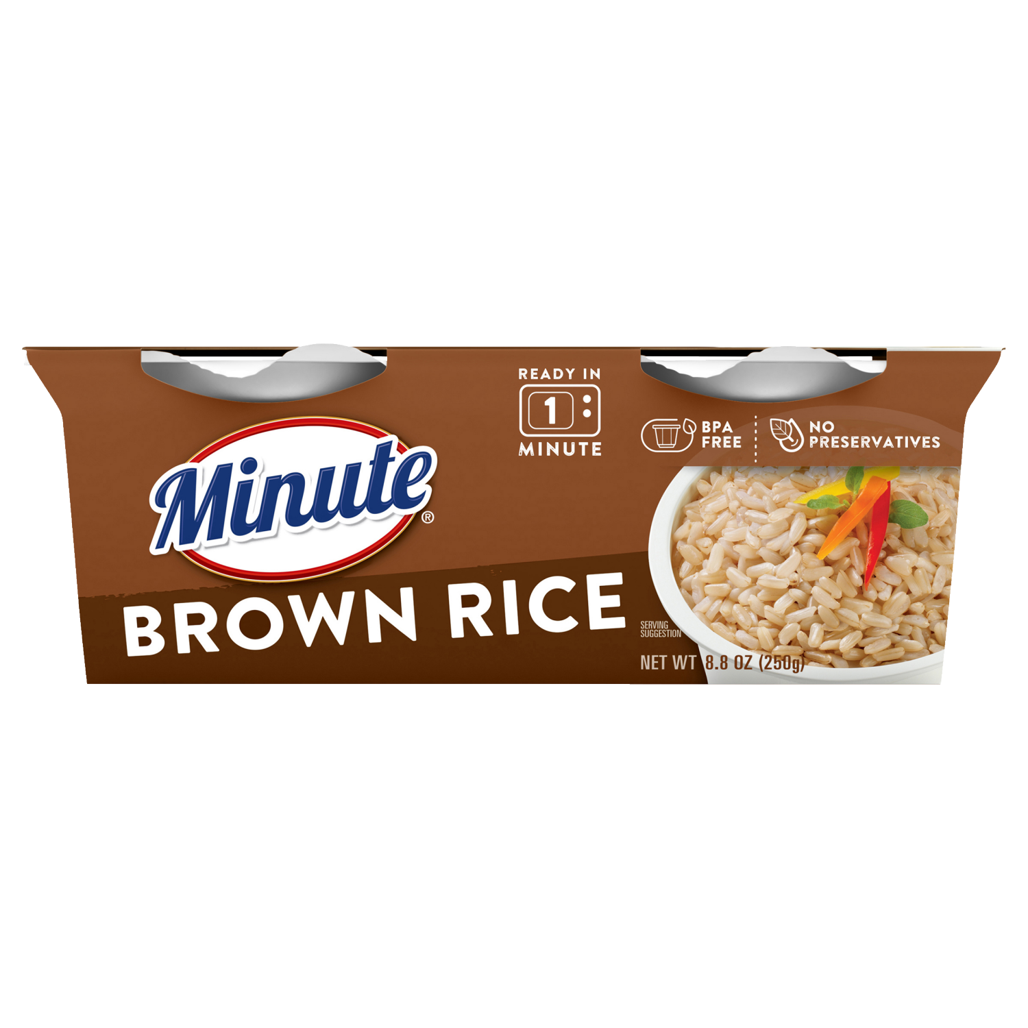 slide 1 of 8, Minute Brown & Wild Rice, 8.8 oz