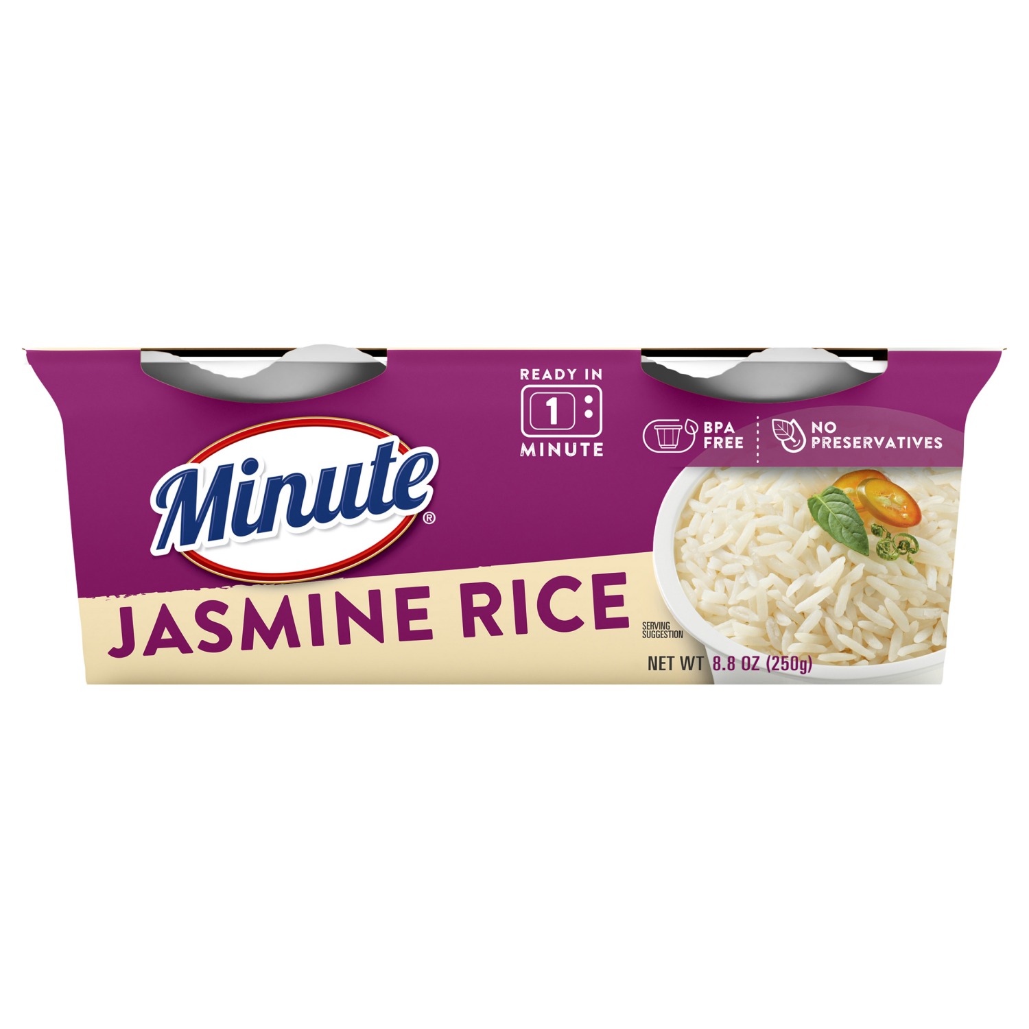 slide 1 of 6, Minute Jasmine Rice, 8.8 oz
