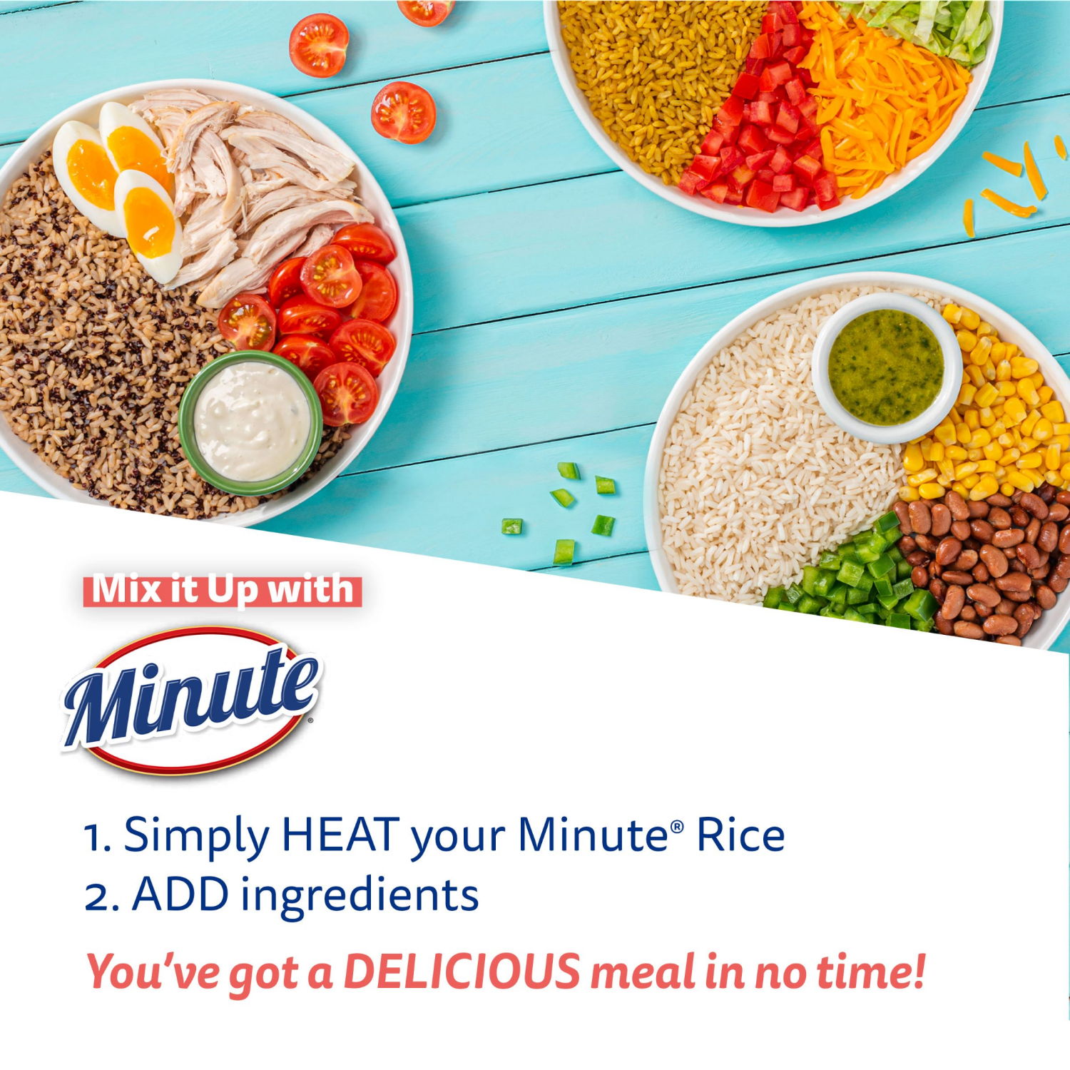 slide 8 of 8, Minute Brown Rice & Quinoa, 8.8 oz