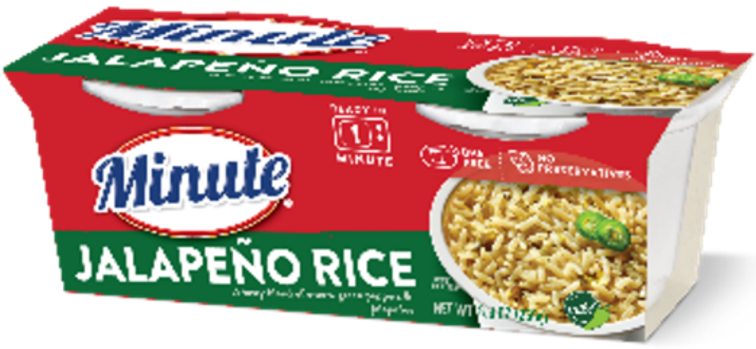 slide 1 of 8, Minute Jalapeno Rice, Mild, 8.8 oz