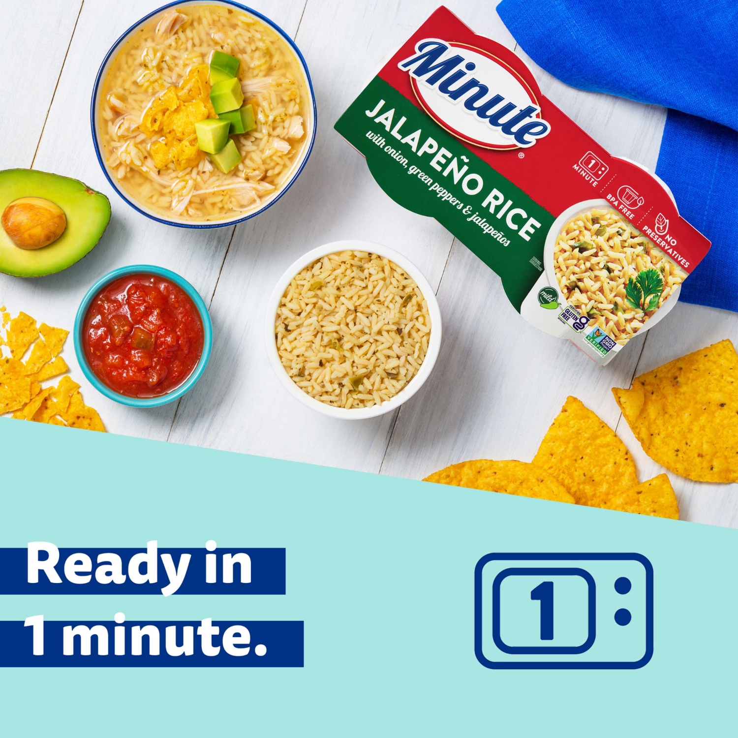 slide 6 of 8, Minute Jalapeno Rice, Mild, 8.8 oz