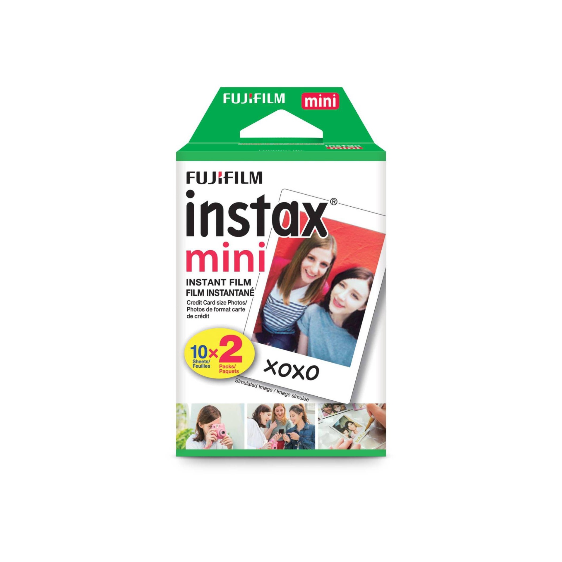 slide 1 of 4, Fujifilm Instax Mini Instant Film Twin Pack - White (16437396), 1 ct
