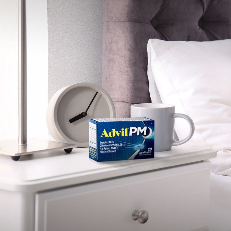slide 4 of 10, Advil PM Liqui-Gels Pain Reliever/Nighttime Sleep Aid Liquid Filled Capsules - Ibuprofen (NSAID) - 80ct, 80 ct