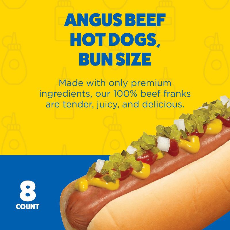 slide 3 of 7, Ball Park Bun Size Angus Beef Franks - 14oz/8ct, 8 ct; 14 oz