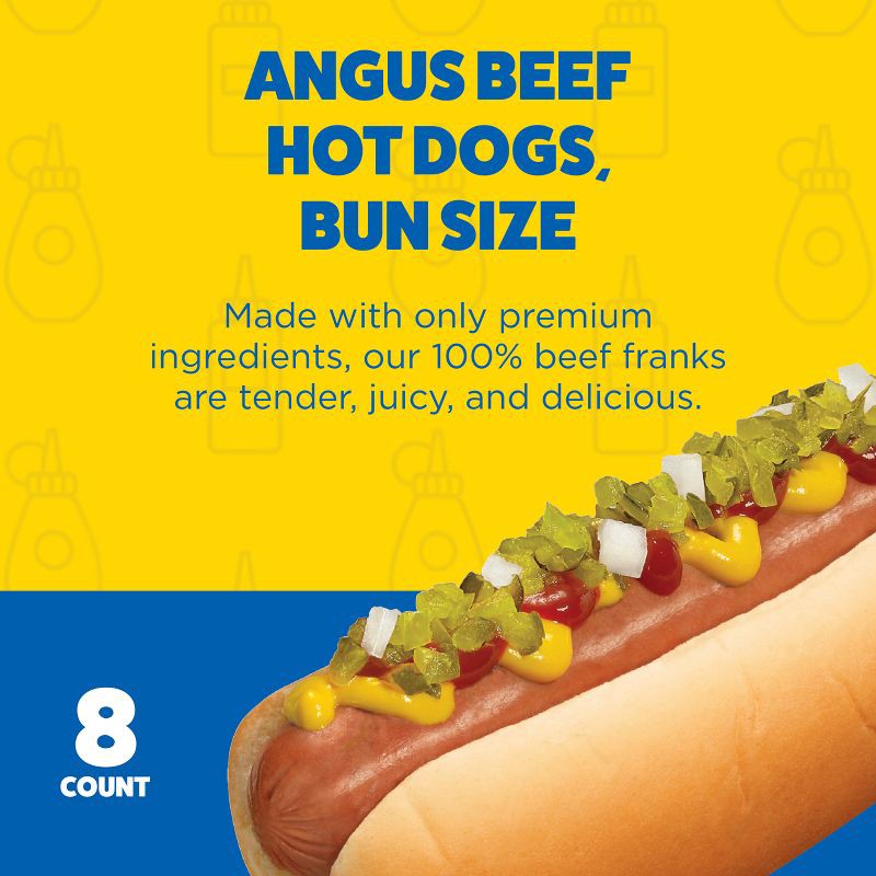 slide 4 of 10, Ball Park Bun Size Angus Beef Franks - 14oz/8ct, 8 ct; 14 oz