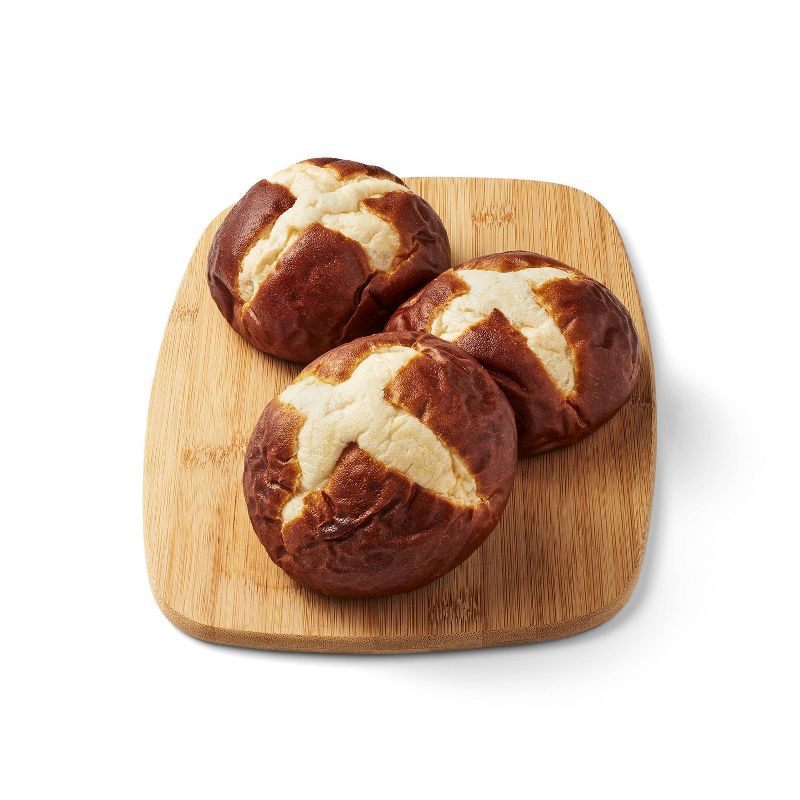 slide 2 of 3, Pretzel Buns - 15.2oz/4ct - Favorite Day™, 15.2 oz, 4 ct