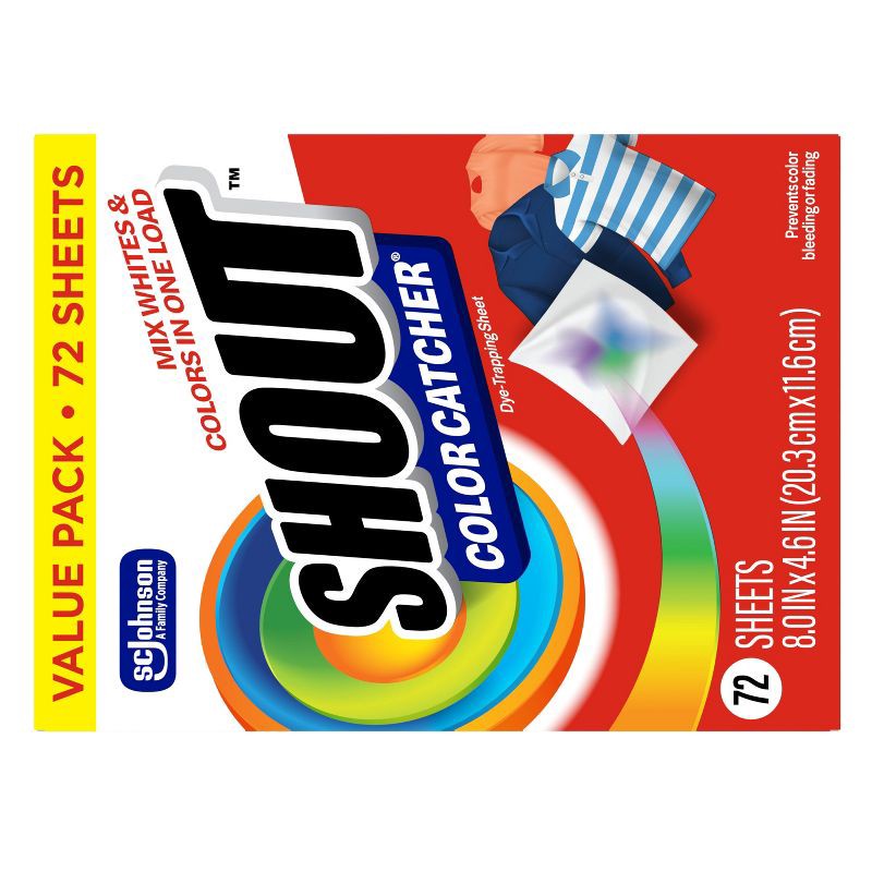 slide 3 of 13, Shout Color Catcher Dye Trapping Sheets - 72ct, 72 ct