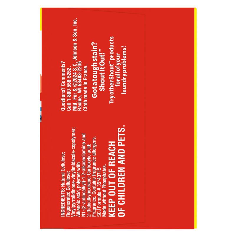 slide 13 of 13, Shout Color Catcher Dye Trapping Sheets - 72ct, 72 ct