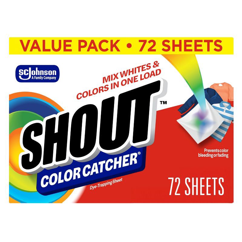 slide 1 of 13, Shout Color Catcher Dye Trapping Sheets - 72ct, 72 ct