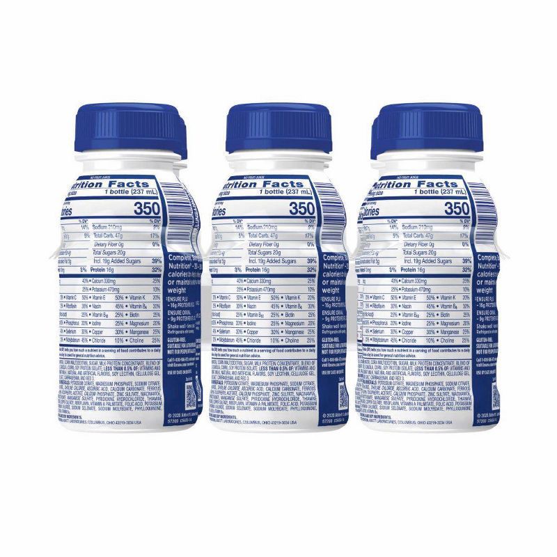 slide 2 of 10, Ensure Plus Nutrition Shake Strawberry Non-Caffeinated - 8 fl oz/6pk, 6 ct; 8 fl oz