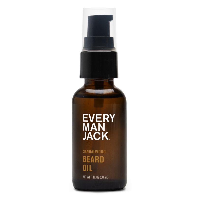 slide 2 of 12, Every Man Jack Men's Moisturizing Beard Oil with Shea Butter - Sandalwood - 1 fl oz, 1 fl oz