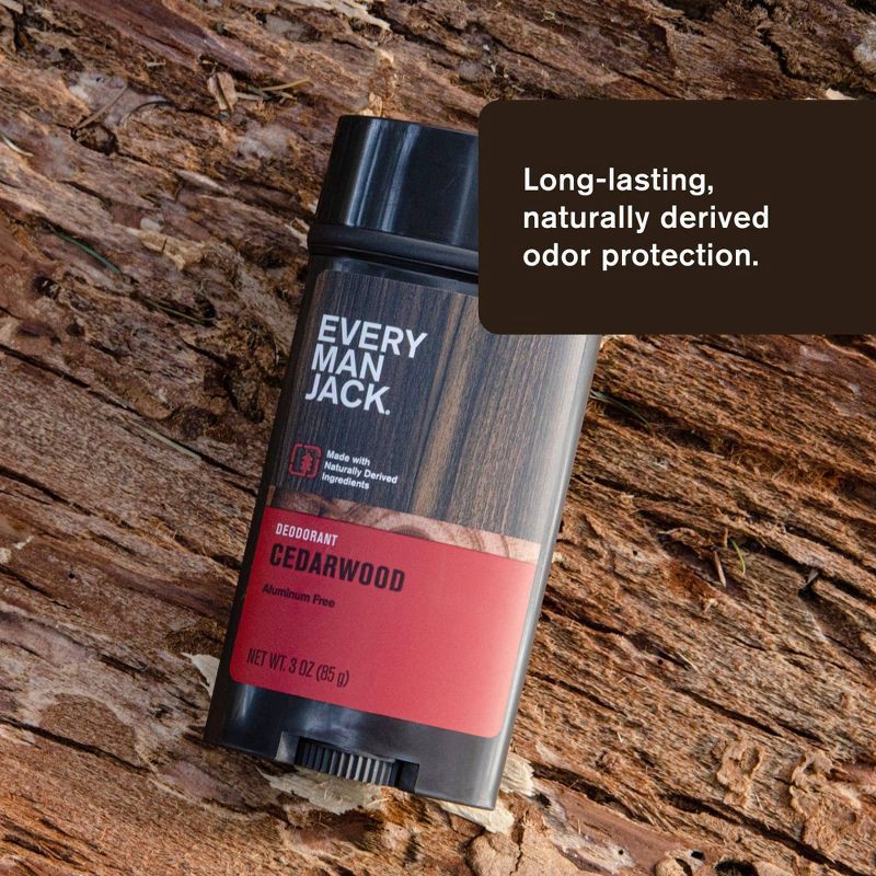 slide 4 of 11, Every Man Jack Cedarwood Men's Deodorant - Aluminum Free Natural Deodorant - 3oz, 3 oz