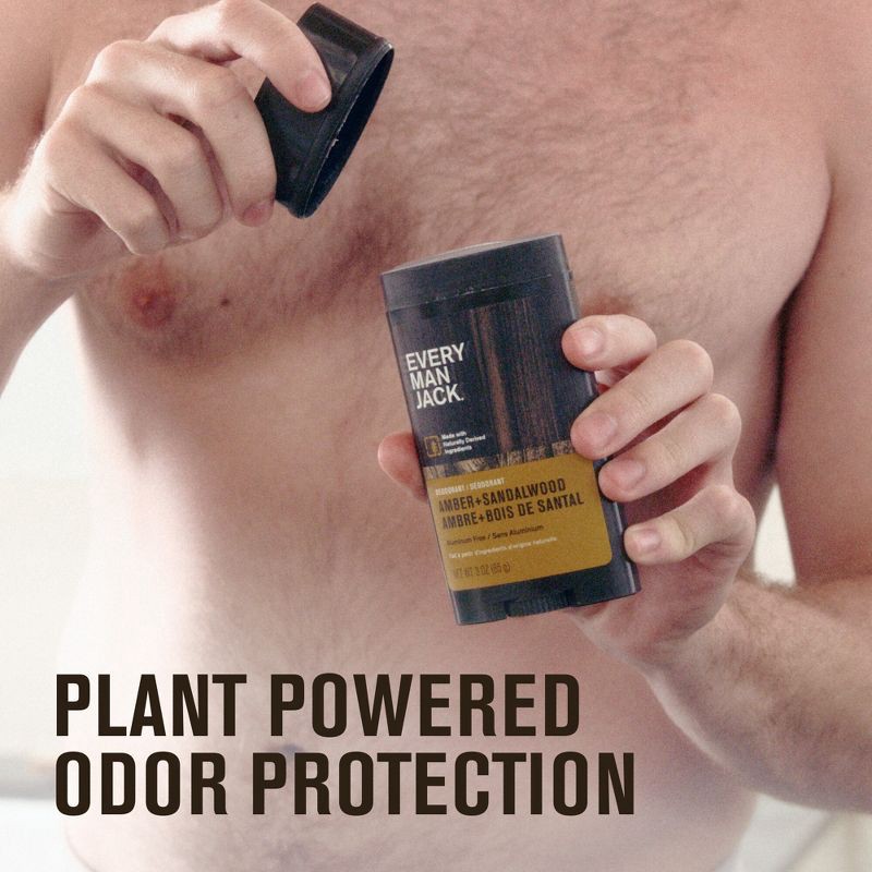 slide 6 of 14, Every Man Jack Cedarwood Men's Natural Deodorant - Aluminum-Free 3oz, 3 oz