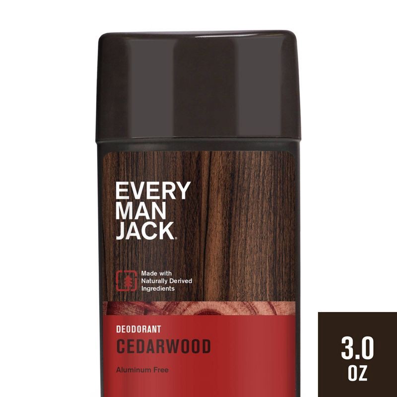 slide 1 of 11, Every Man Jack Cedarwood Men's Deodorant - Aluminum Free Natural Deodorant - 3oz, 3 oz