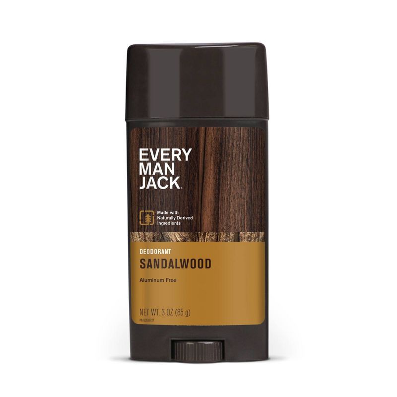 slide 2 of 10, Every Man Jack Sandalwood Men's Deodorant - Aluminum Free Natural Deodorant - 3oz, 3 oz