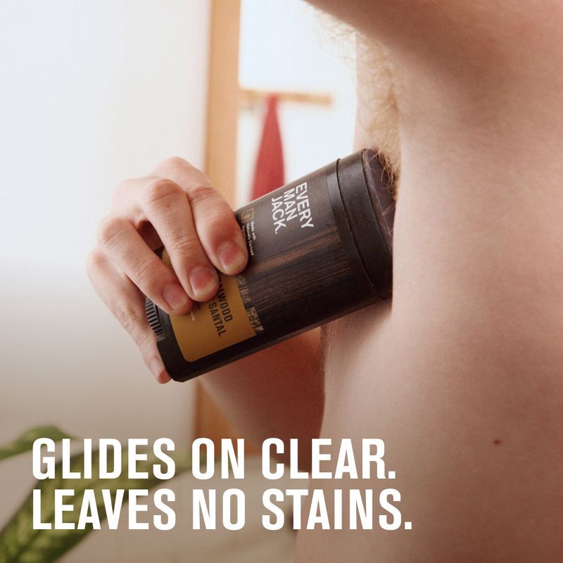slide 4 of 13, Every Man Jack Sandalwood Men's Natural Deodorant - Aluminum-Free 3oz, 3 oz