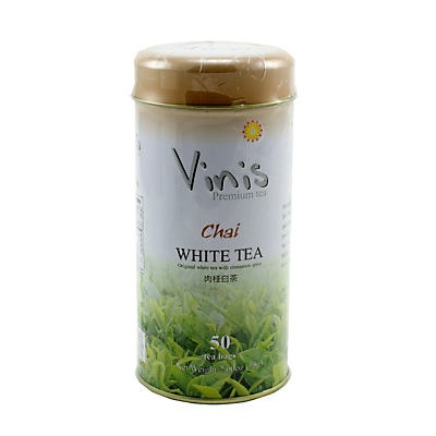 slide 1 of 2, Vinis White Tea, Chai, Tea Bags - 50 ct, 50 ct