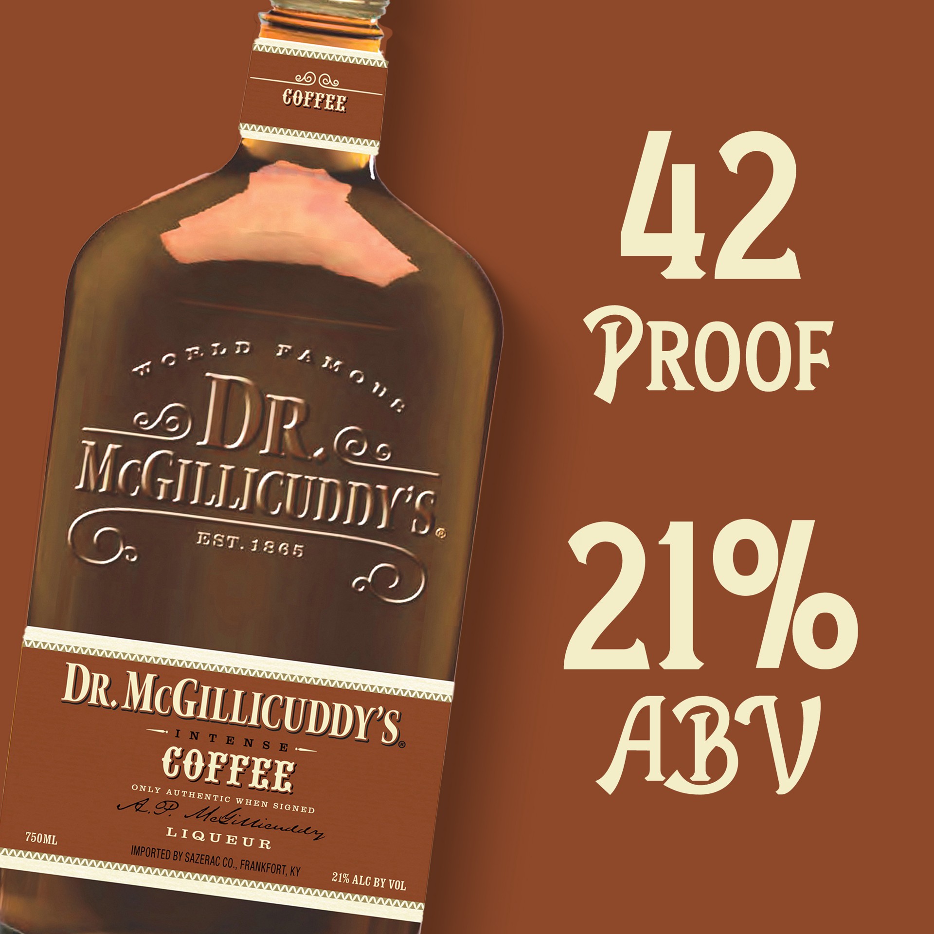 slide 4 of 5, Dr. McGillicuddy's's Dr. McGillicuddy's''s Coffee Liqueur, 750ml Bottle, 42 Proof, 750 ml