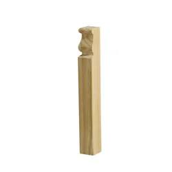Ornamental Mouldings 6-3/4-in L x 7/8-in T Outside corner Baseboard Moulding Block Unfinished EV895I