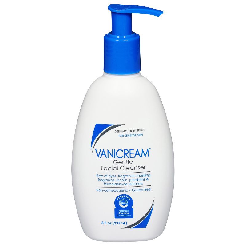 slide 1 of 7, Vanicream Gentle Facial Cleanser for Sensitive Skin - Unscented - 8 fl oz, 8 fl oz