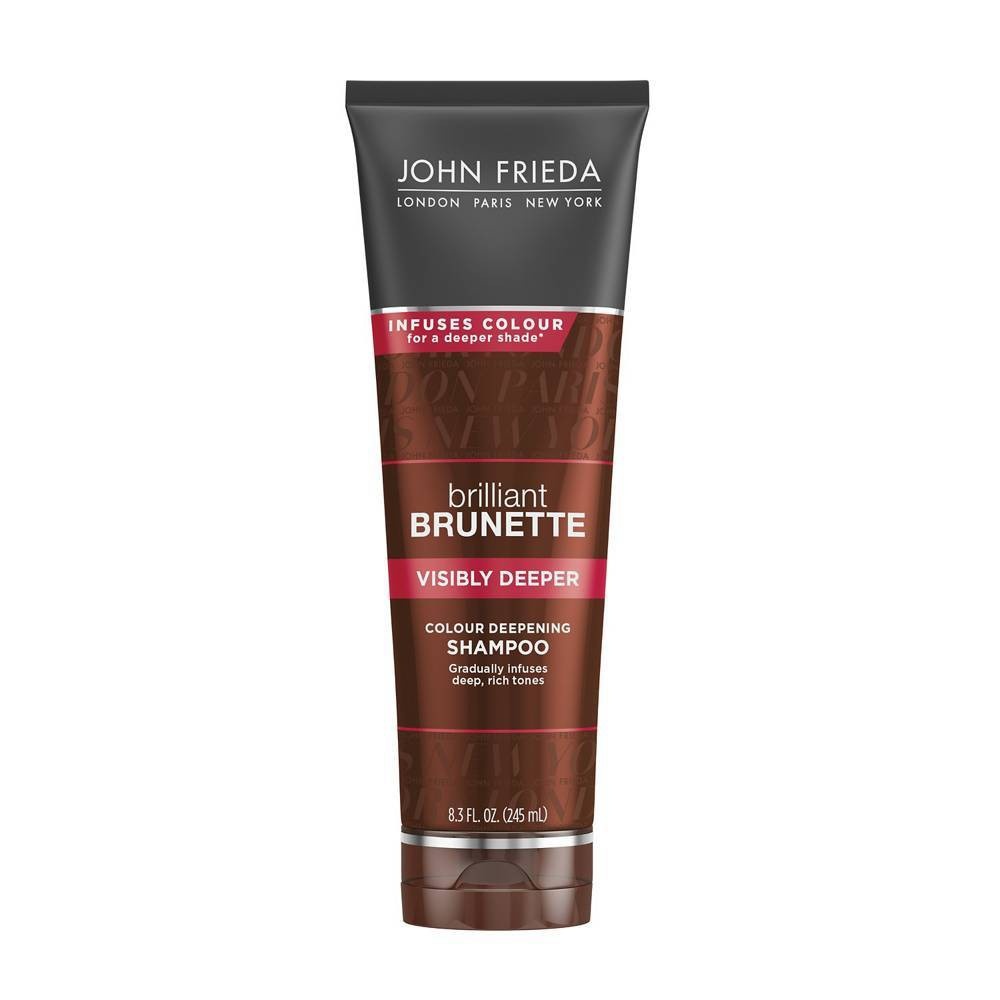 slide 3 of 4, John Frieda Midnight Brunette Color Deepening Shampoo, 8.3 fl oz