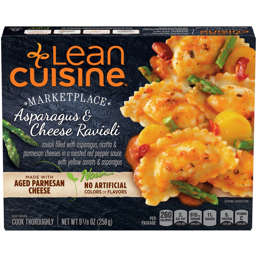 slide 1 of 1, Lean Cuisine Chefs Pick Asparagus Ravioli, 10.5 oz