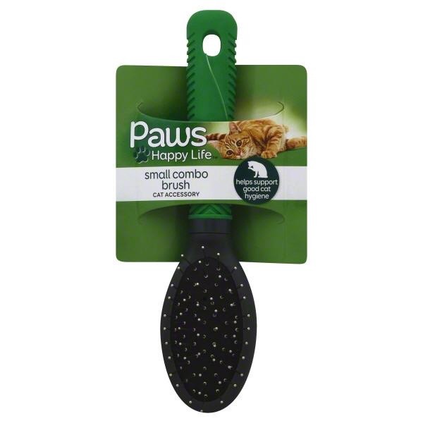 slide 1 of 2, Paws Happy Life Combo Pin Bristle Cat Grooming Brush, 1 ct