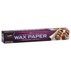 Signature Select Microwaveable Non Stick Paper Wax 75 Sq. Ft. - Each
