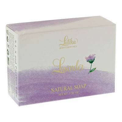 slide 1 of 1, Latika Body Essentials Lavender Natural Bar Soap, 5 oz