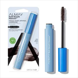 Almay Multi-Benefit Mascara - Keratin Infused - 503 Black Brown - 0.24 fl oz: Lengthening, Volumizing, Hypoallergenic