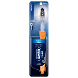 Oral-B Vibrating Expert Clean Pulsar Toothbrush, Vibrating Battery Toothbrush, Medium, 1 Count