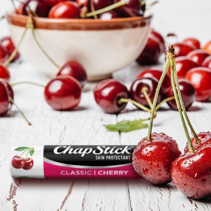 slide 2 of 21, Chapstick Classic Lip Balm Blister Pack - Cherry - 3ct/0.45oz, 3 ct, 0.45 oz