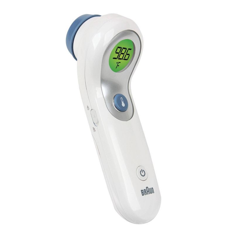 slide 1 of 7, Braun No Touch + Forehead Thermometer, 1 ct