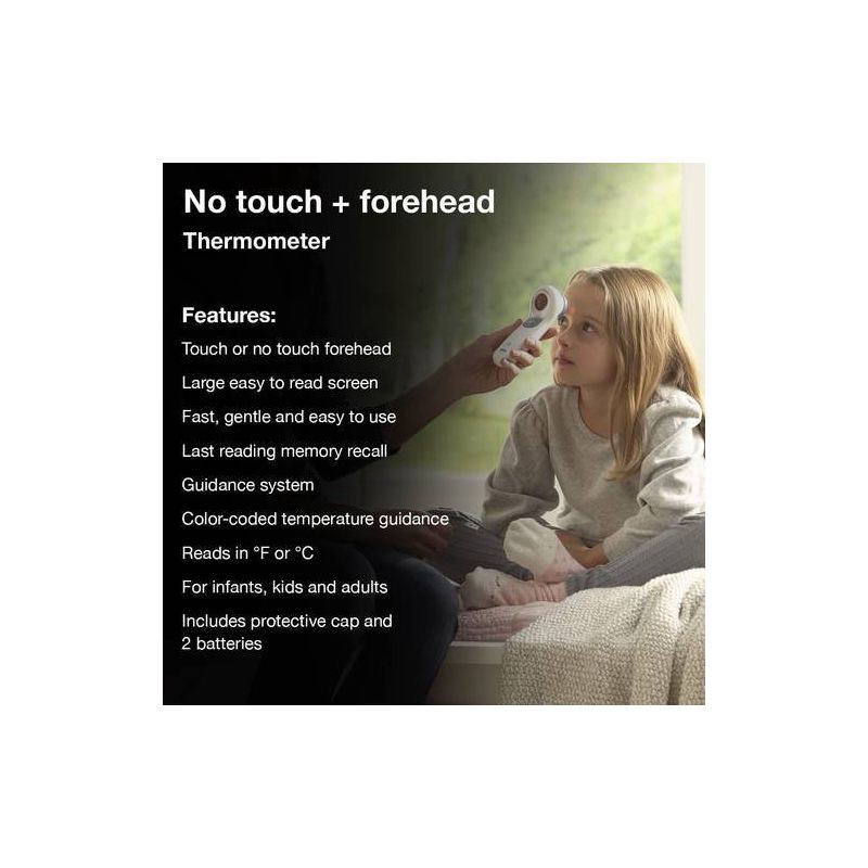 slide 6 of 10, Braun No Touch + Forehead Thermometer, 1 ct