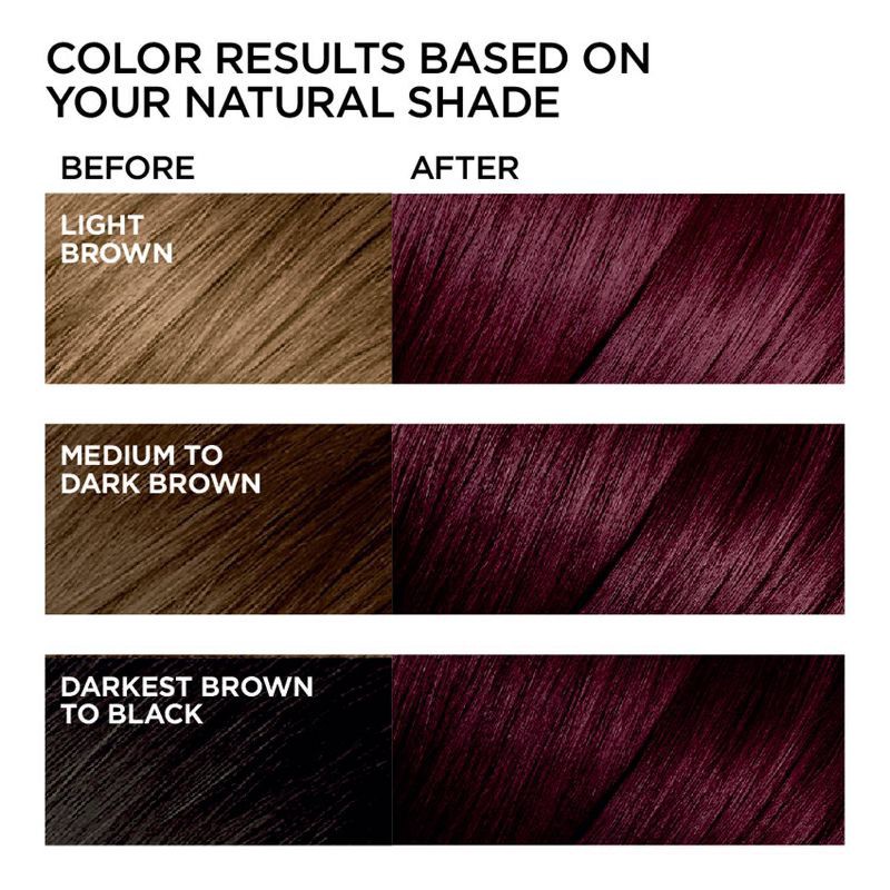 slide 3 of 7, L'Oreal Paris Feria Permanent Hair Color - Deep Violet, 1 ct