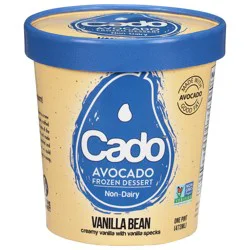 Cado Non-Dairy Avocado Vanilla Bean Frozen Dessert 1 pt