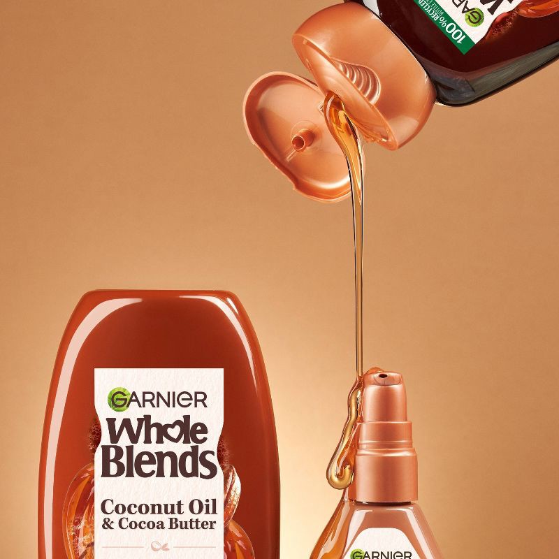 slide 6 of 7, Garnier Whole Blends Coconut Oil & Cocoa Butter Extracts Smoothing Conditioner - 22 fl oz, 22 fl oz