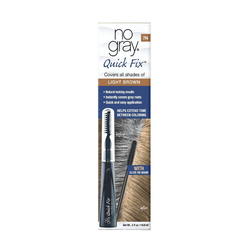 slide 1 of 1, no Gray Quick Fix Color Touch-up Systems - Light Brown, 0.5 fl oz