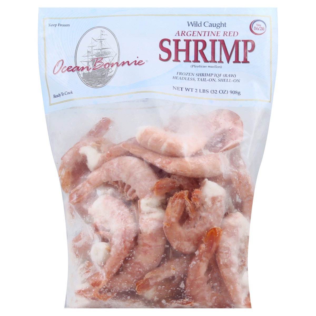 slide 1 of 2, Ocean Bonnie Shrimp 2 lb, 2 lb