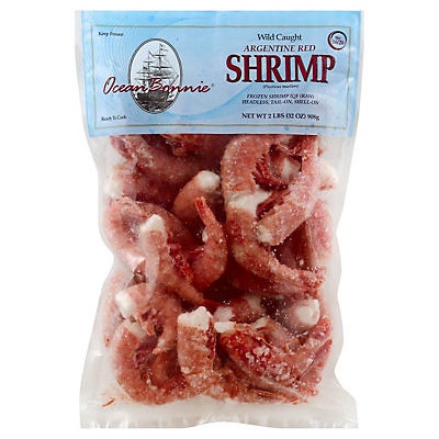 slide 1 of 1, Ocean Bonnie Raw Extra Jumbo Argentine Red Shrimp, 32 oz