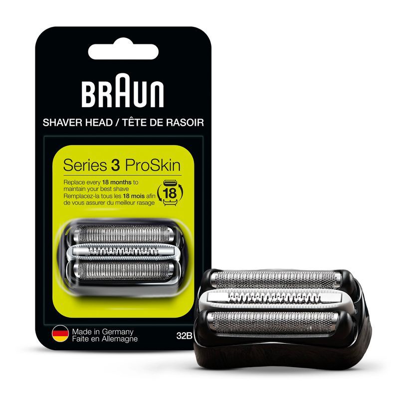 slide 1 of 9, Braun Series 3-32b Electric Shaver Replacement Head, 1 ct