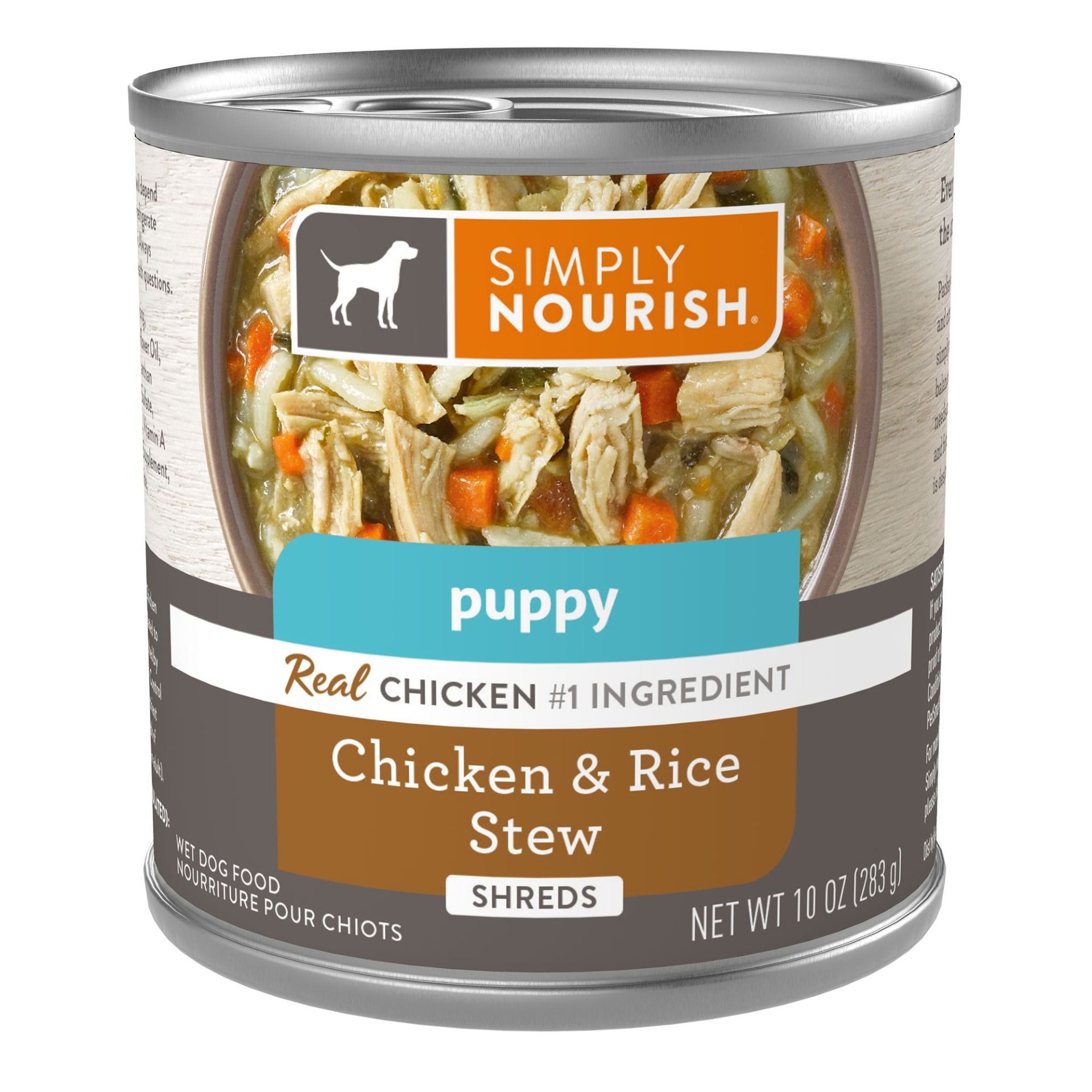 slide 1 of 1, Simply Nourish Original Puppy Wet Dog Food., Stew, 10 oz