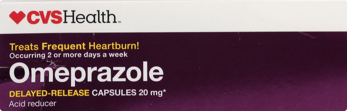 slide 6 of 11, CVS Health Omeprazole Acid Reducer 20 Mg Delayed-Release Capsules, 42ct, 42 ct