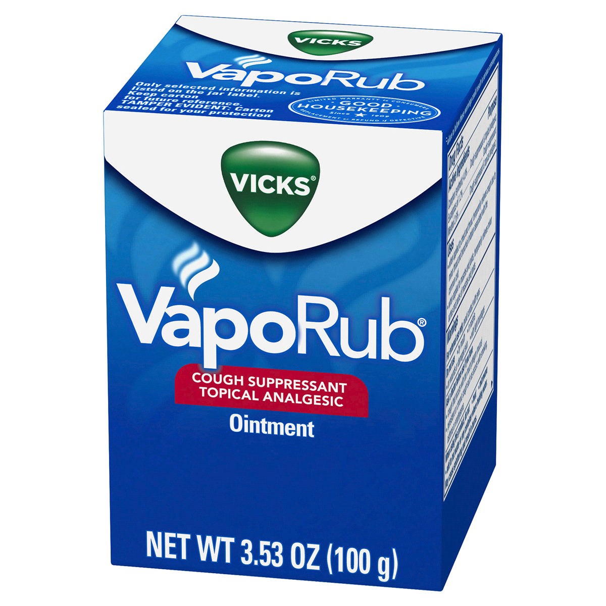 slide 98 of 144, VapoRub Cough Suppressant Topical Chest Rub & Analgesic Ointment, 