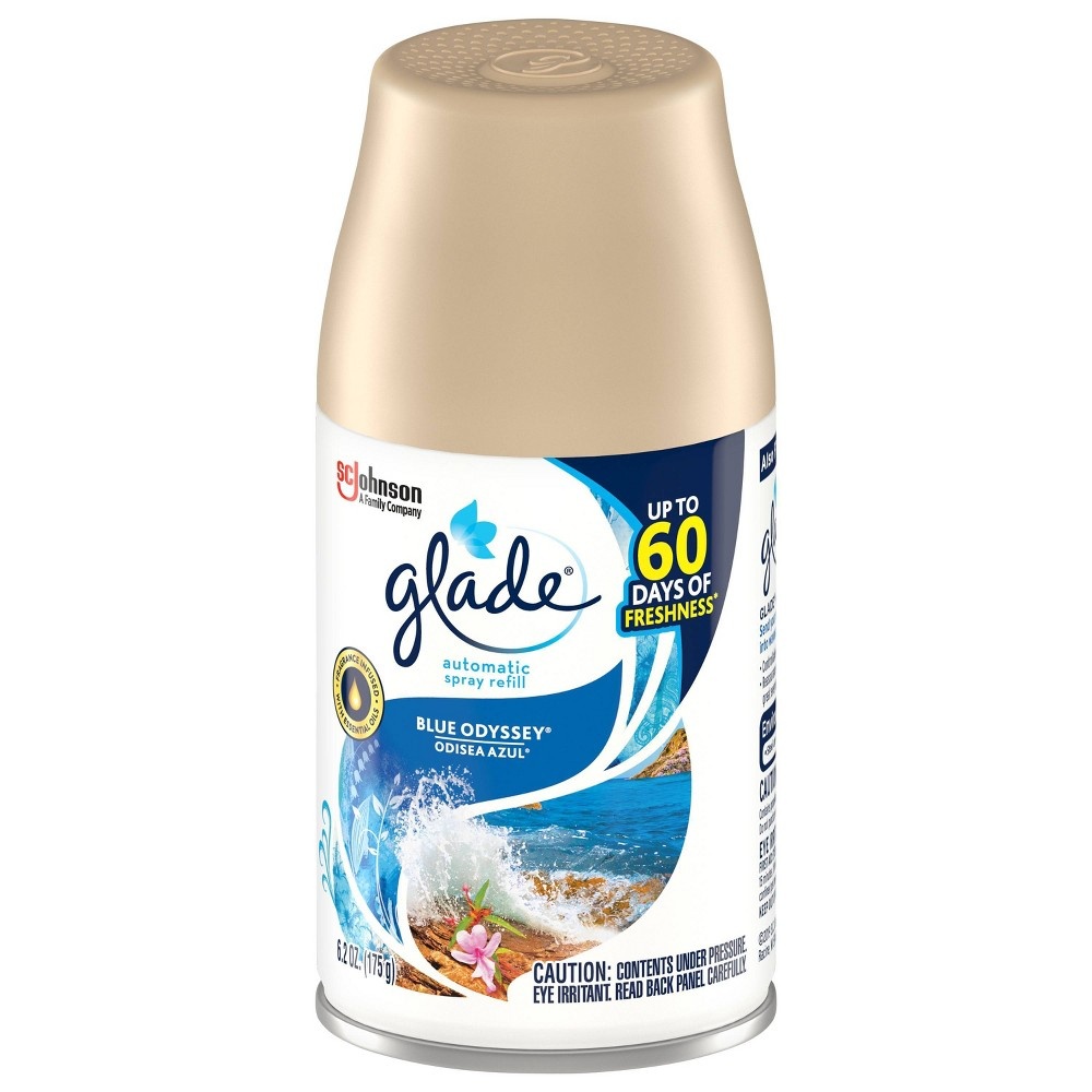 slide 3 of 5, Glade Blue Odyssey Automatic Spray Air Freshener Refill, 6.2 oz