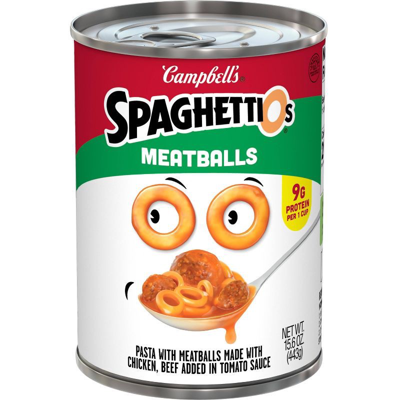 slide 1 of 11, SpaghettiOs Canned Pasta with Meatballs - 15.6oz, 15.6 oz